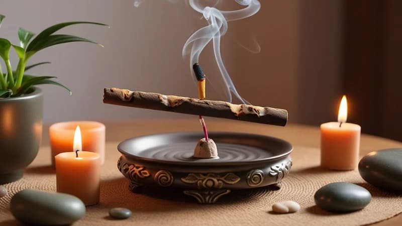 تاثیر سوزاندن عود و روشن کردن شمع در مدیتیشن